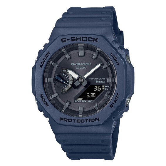 G-Shock GA-B2100-2AER Men’s Bluetooth Solar 2100 Series Blue Resin Watch