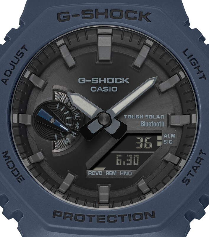 G-Shock GA-B2100-2AER Men's Bluetooth Solar 2100 Series Blue Resin Watch