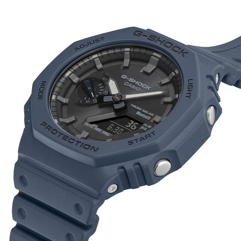 G-Shock GA-B2100-2AER Men's Bluetooth Solar 2100 Series Blue Resin Watch