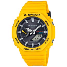 G-Shock GA-B2100-1A1ER Men's Yellow Resin Bracelet Watch