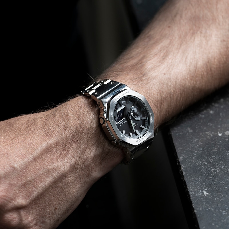 G-Shock GM-B2100D-1AER Men's Full Metal 2100 Series Stainless Steel Watch