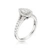 Thumbnail Image 1 of Vera Wang 18ct White Gold 0.70ct Total Diamond Cluster Ring