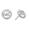 Thumbnail Image 1 of Michael Kors Sterling Silver Logo Stud Earrings
