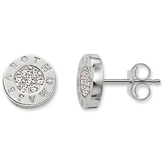 Thomas Sabo Pink Opal Stone Single Vintage Silver Ears Stud