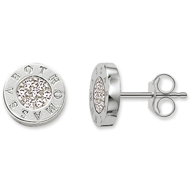 Thomas Sabo Sterling Silver Stone Set Stud Earrings