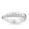 Thumbnail Image 0 of Thomas Sabo Sterling Silver Diamond Ring Size O