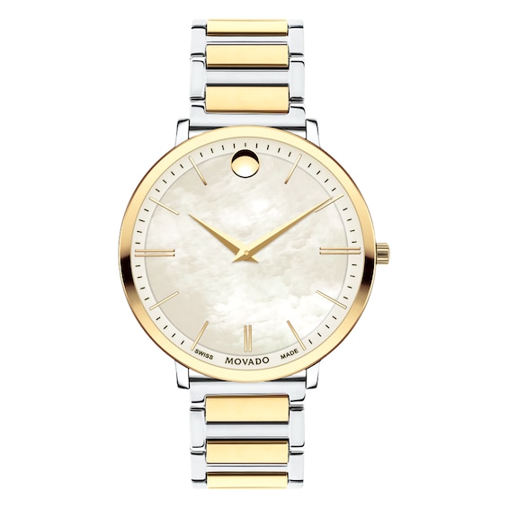 Movado Ultra Slim Ladies’ Two Tone Bracelet Watch