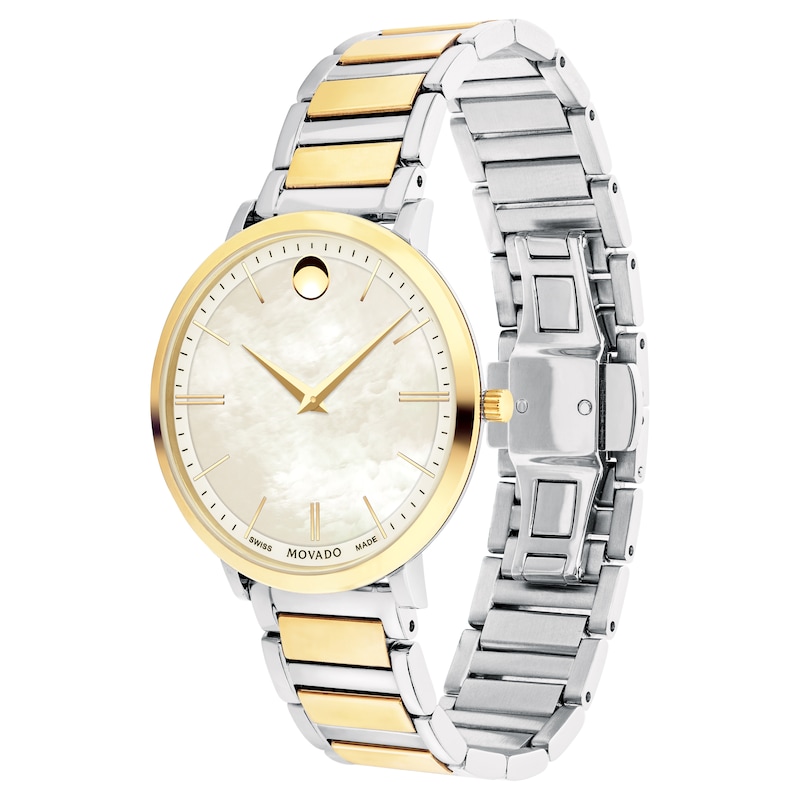 Movado Ultra Slim Ladies' Two-Tone Bracelet Watch