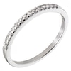 Thumbnail Image 0 of Platinum 0.15ct Diamond Wedding Ring