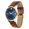 Thumbnail Image 1 of Movado Ultra Slim Men's Brown Leather Strap Watch