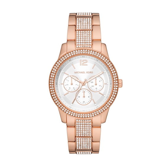 Michael Kors Tibby Ladies’ Rose Gold Plated Bracelet Watch
