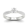 Thumbnail Image 1 of Engagement Ring The Diamond Story Platinum 0.50ct Total Diamond Ring