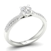 Thumbnail Image 2 of Engagement Ring The Diamond Story Platinum 0.50ct Total Diamond Ring