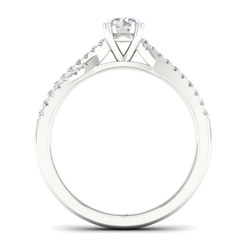 Main Image 3 of Engagement Ring The Diamond Story Platinum 0.50ct Total Diamond Ring