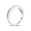 Thumbnail Image 1 of Vera Wang 18ct White Gold 0.29ct Diamond & Sapphire Ring