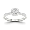 Thumbnail Image 1 of The Diamond Story 18ct White Gold 0.62ct Total Diamond Ring