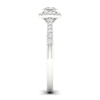 Thumbnail Image 4 of The Diamond Story 18ct White Gold 0.62ct Total Diamond Ring