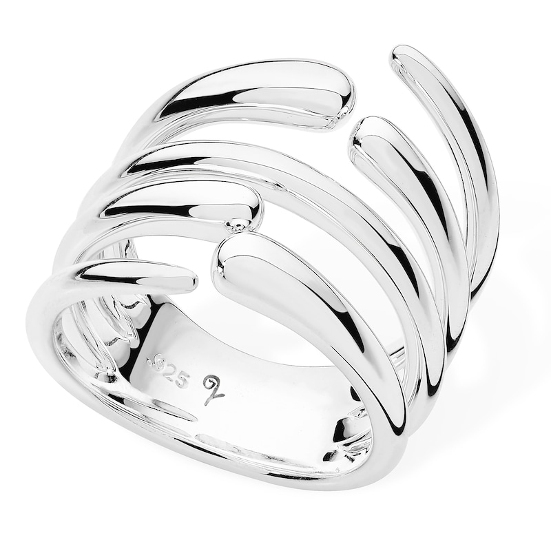 Lucy Quartermaine Silver 925 Multi Drop Ring