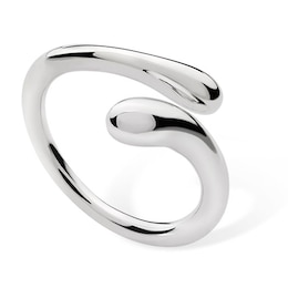 Lucy Quartermaine Silver 925 Open Drop Ring