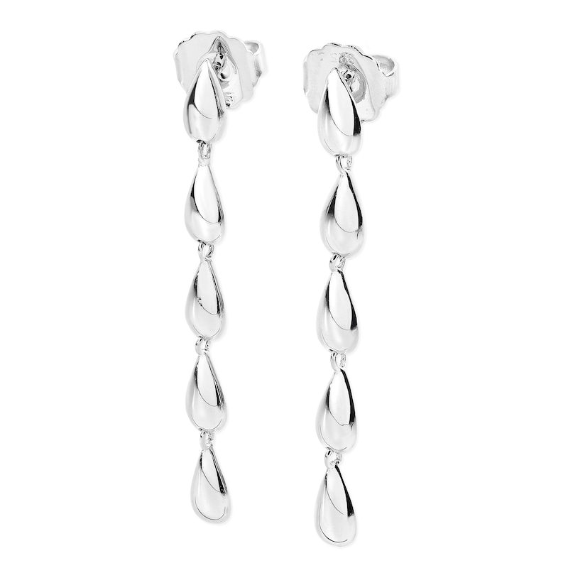 Lucy Quartermaine Silver 925 Tear Drop Earrings