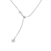 Thumbnail Image 1 of 9ct White Gold 20" Adjustable Dainty Curb Chain