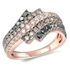 Thumbnail Image 0 of Le Vian 14ct Rose Gold Layer Cake 1.23ct Diamond Ring