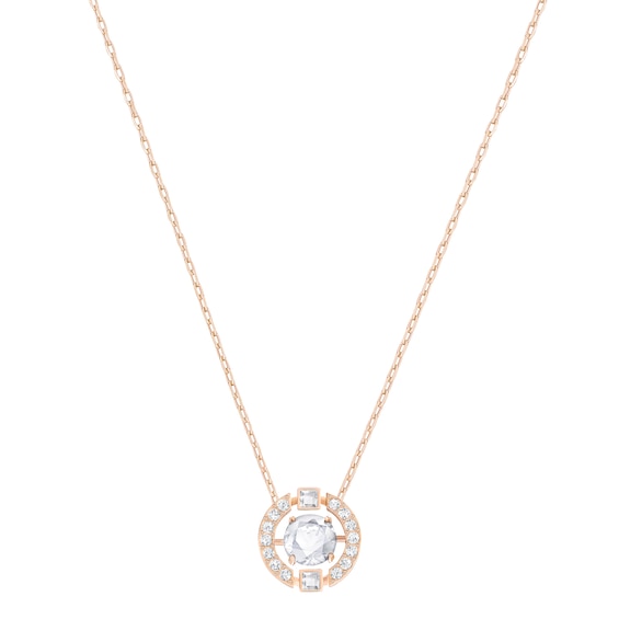Swarovski Sparkling Dance Rose Gold Plated Pendant