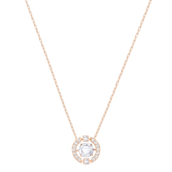 Swarovski Sparkling Dance Rose Gold Plated Pendant