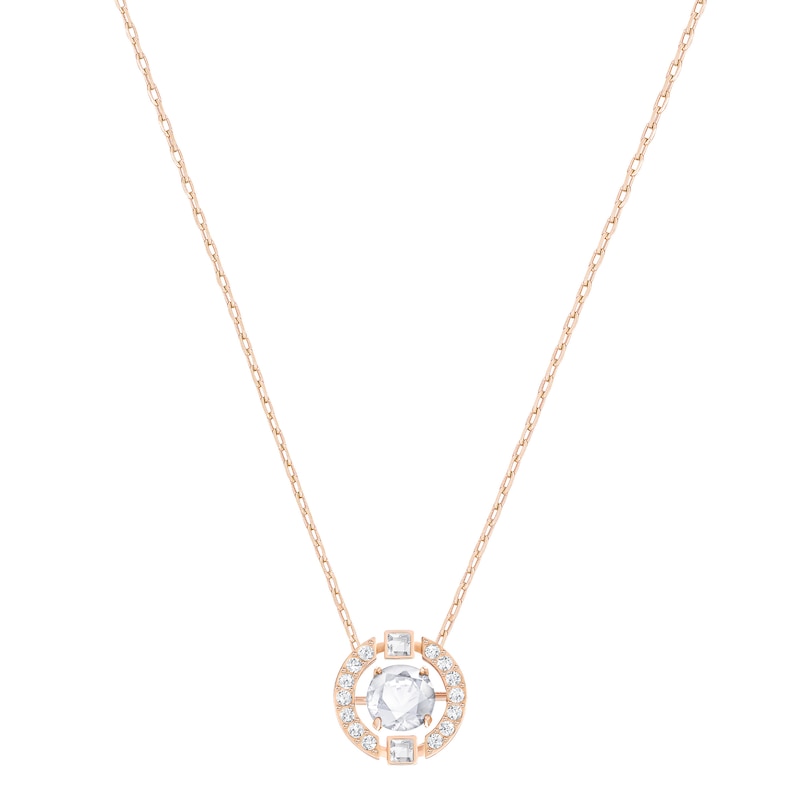 Swarovski Sparkling Dance Rose Gold Plated Pendant