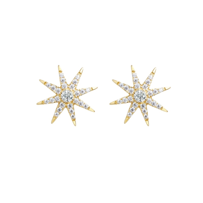 Main Image 2 of CARAT* LONDON Vega Yellow Gold Vermeil Earrings