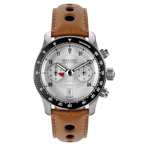 Bremont Jaguar C-Type Men’s Brown Leather Strap Watch