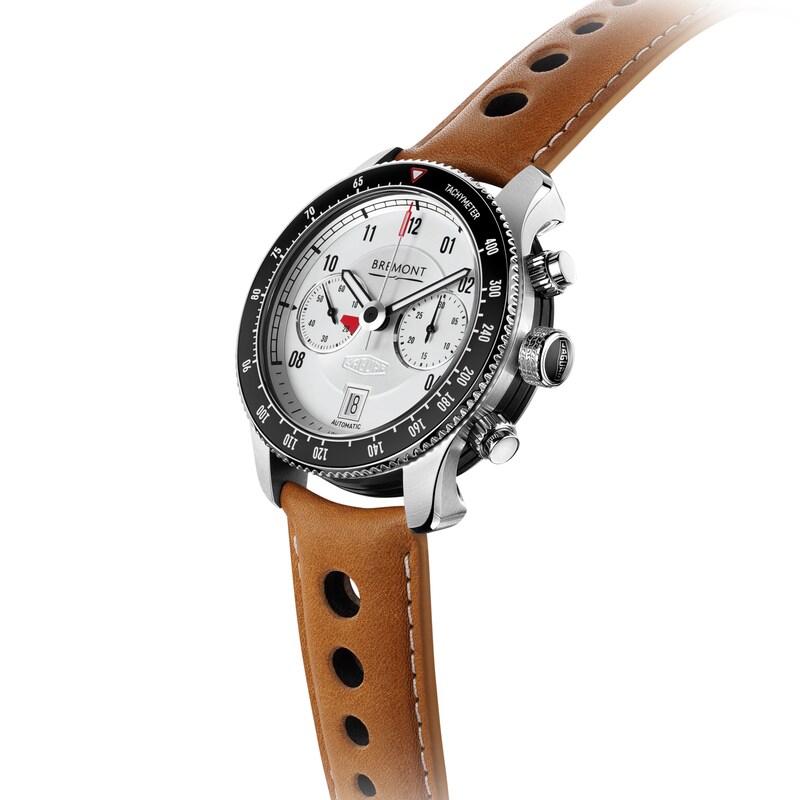Bremont Jaguar C-Type Men’s Brown Leather Strap Watch