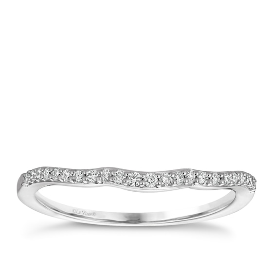 Le Vian 14ct White Gold 0.11ct Diamond Shaped Ring