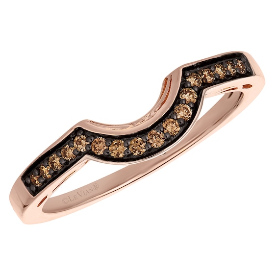 Le Vian 14ct Rose Gold 0.29ct Chocolate Diamond Ring