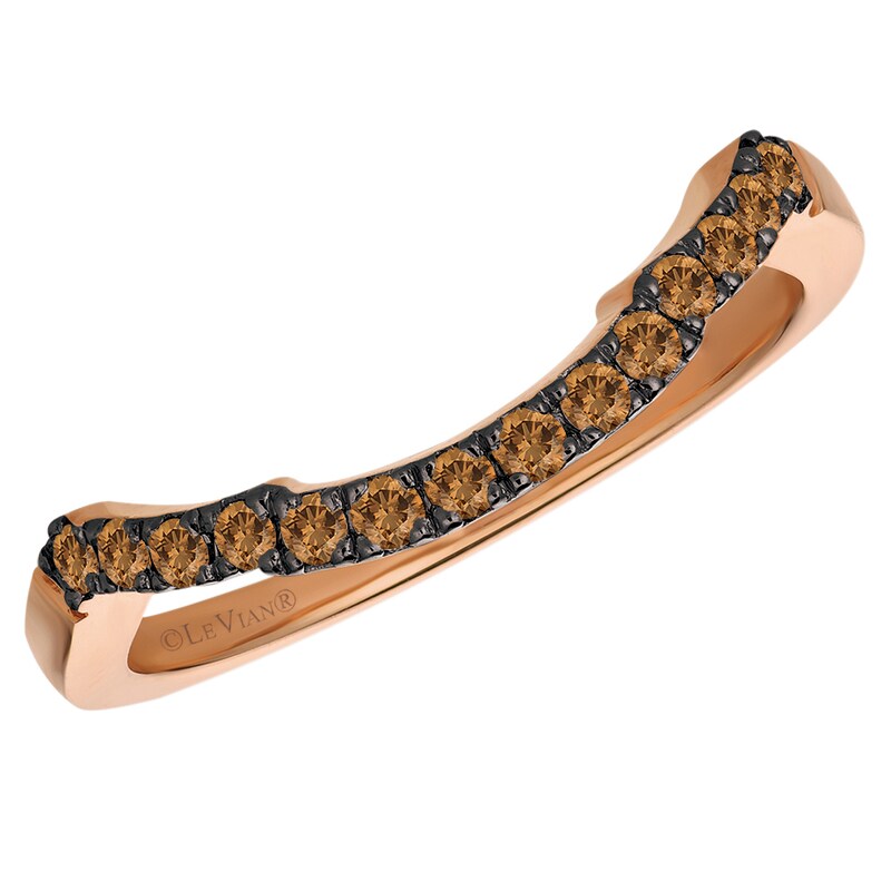 Le Vian 14ct Rose Gold 0.18ct Chocolate Diamond Ring