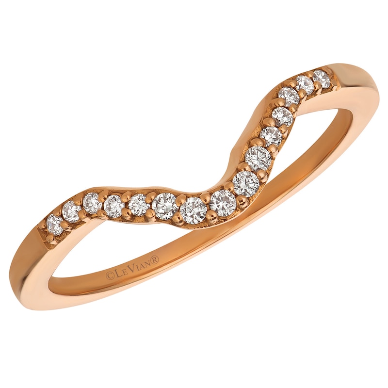 Le Vian 14ct Rose Gold Diamond Band