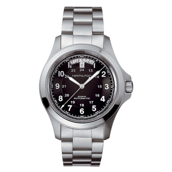 Men's Hamilton Stainless Steel Bracelet Watch