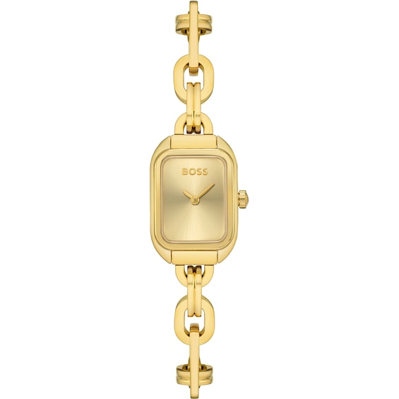 BOSS Hailey Ladies’ Gold Tone Bracelet Watch
