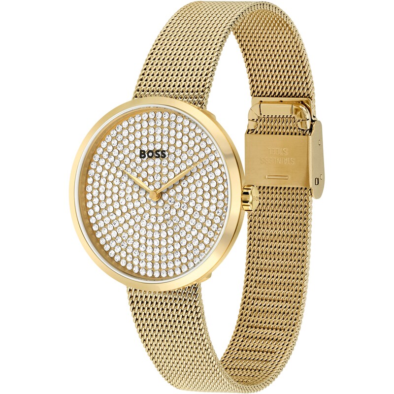 BOSS Praise Ladies' Yellow Gold Tone Bracelet Watch