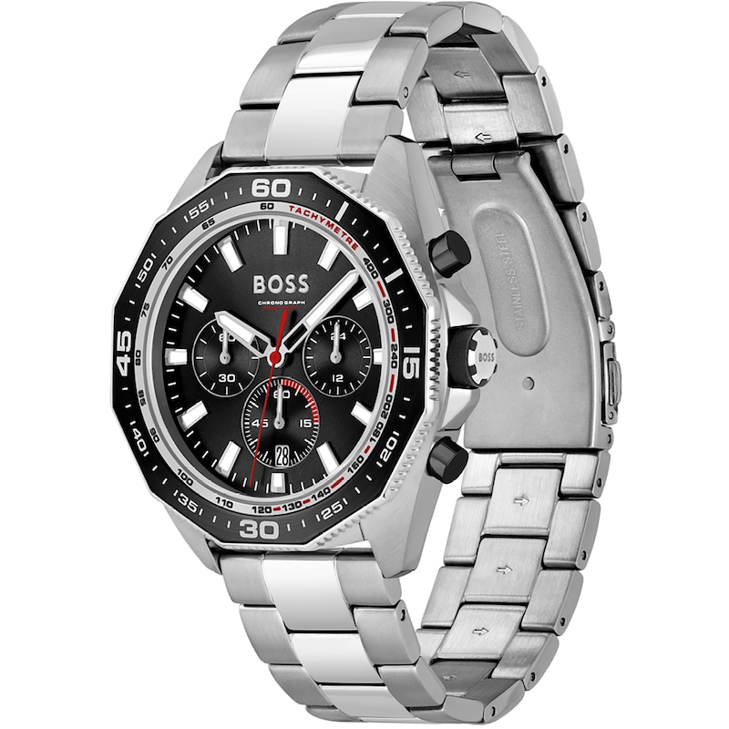 BOSS Energy Men's Stainless Steel Bracelet Watch