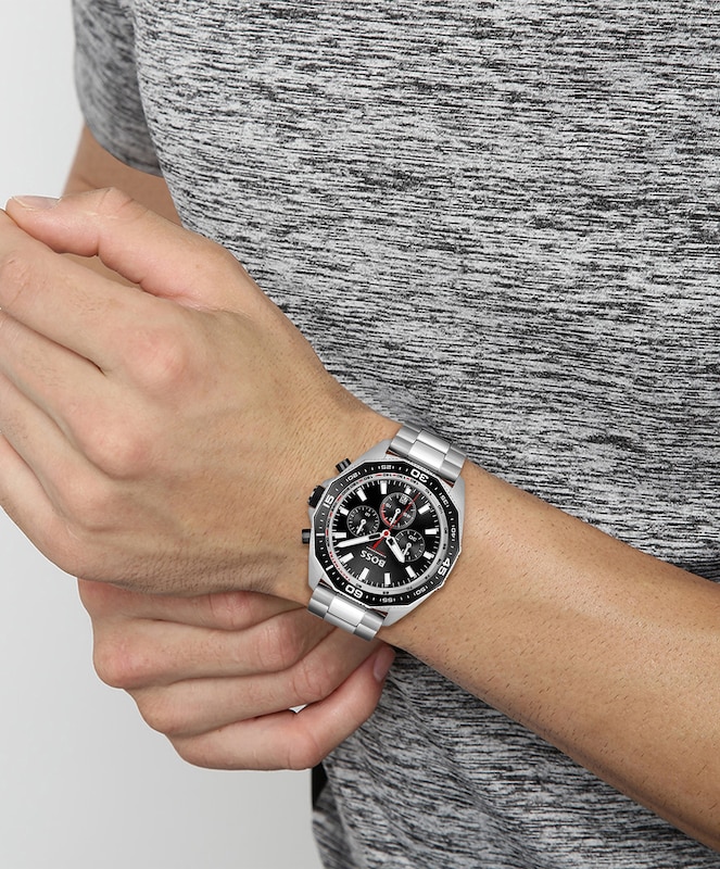 Main Image 6 of BOSS Energy Men's Stainless Steel Bracelet Watch