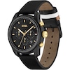 Thumbnail Image 2 of BOSS Trace Men's Black Leather Strap Watch