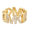 Thumbnail Image 1 of Michael Kors Metallic Muse 14ct Gold Plated Ring Size M