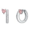 Thumbnail Image 0 of Michael Kors Love Sterling Silver Huggie Earrings