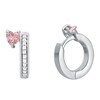 Thumbnail Image 1 of Michael Kors Love Sterling Silver Huggie Earrings