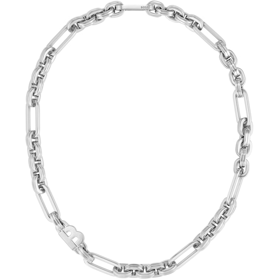 BOSS Hailey Ladies’ Stainless Steel Chain Necklace