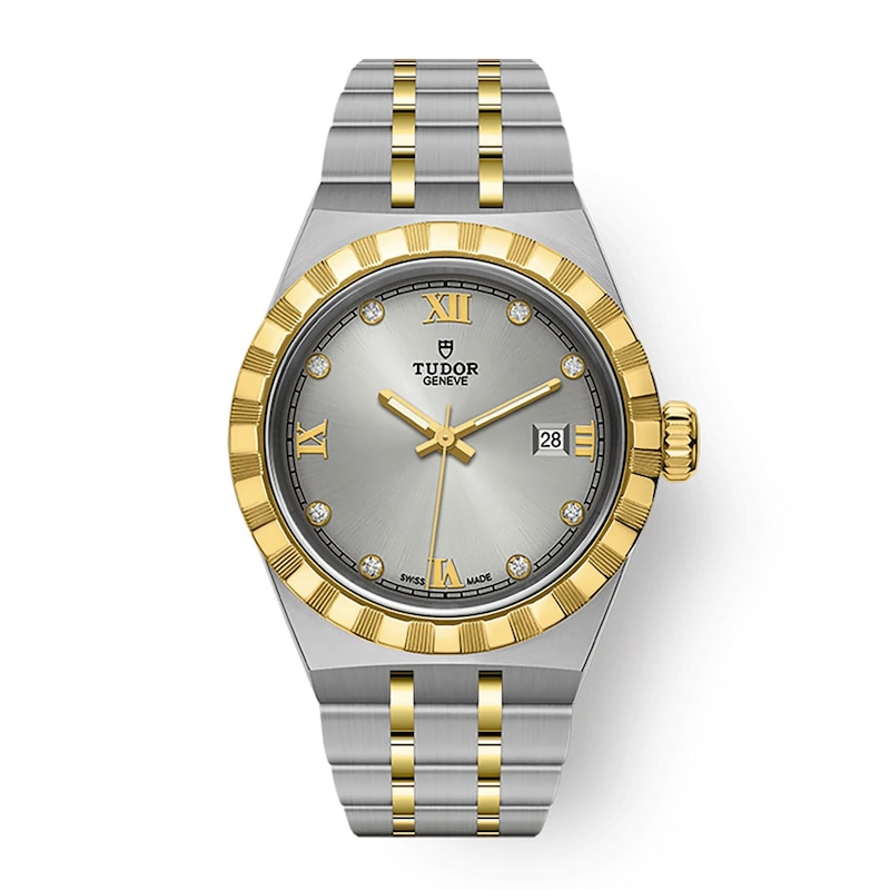 Main Image 1 of Tudor Royal 28mm Ladies' 18ct Yellow Gold & Stainless Steel Bracelet Watch