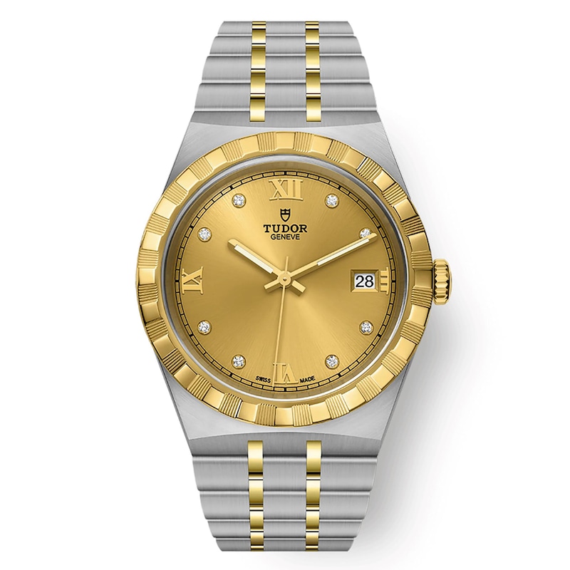 Tudor Royal Men's 18ct Yellow Gold & Stainless Steel Bracelet Watch