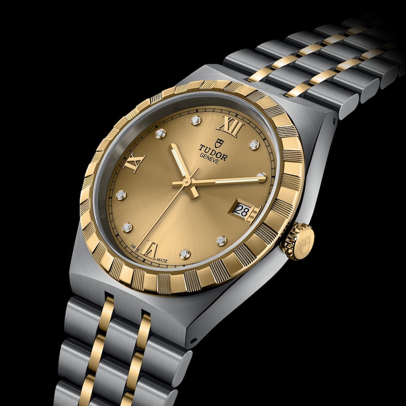 Tudor Royal Men's 18ct Yellow Gold & Stainless Steel Bracelet Watch