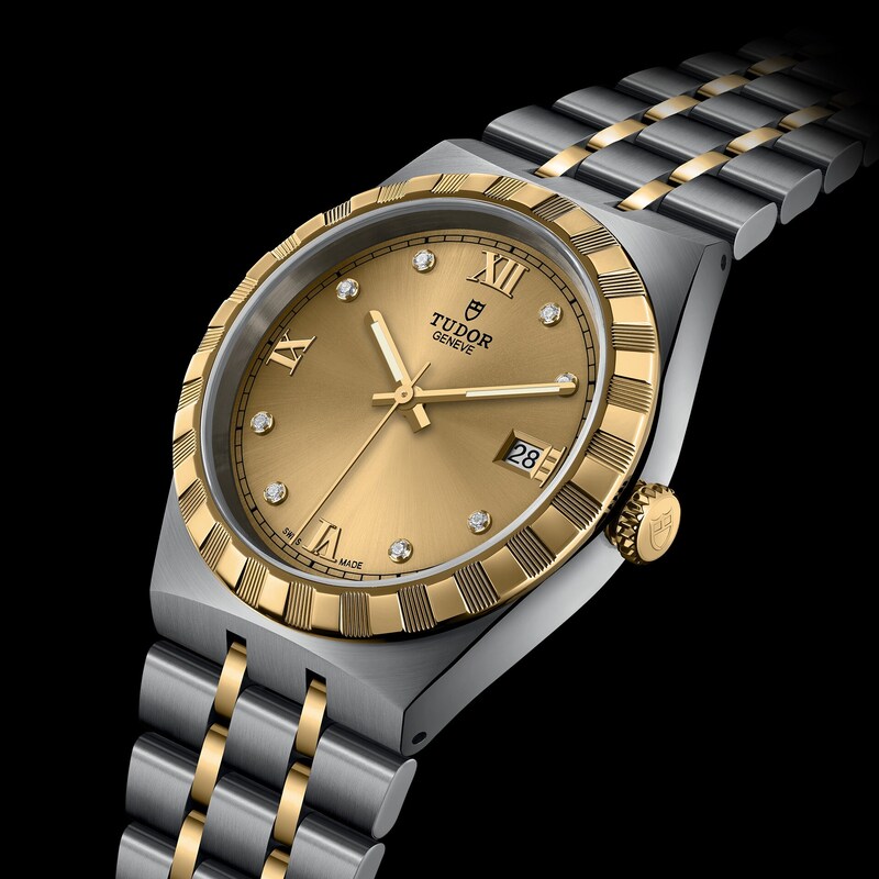 Tudor Royal Men's 18ct Yellow Gold & Stainless Steel Bracelet Watch